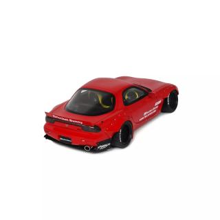 ROCKET BUNNY AERO (V1) MAZDA RX7 (FD3S) RED 2015 Otto Project Car OttO mobile 1:18 Resinemodell (Türen, Motorhaube... nicht zu öffnen!)
